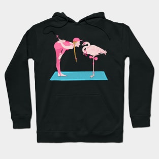 Flamingo yoga Hoodie